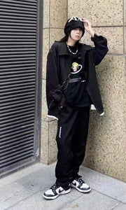 S.view 21A W Original Cashew Flower Element Trousers Autumn and Winter Street Hip Hop Loose Solid Color Casual Pants