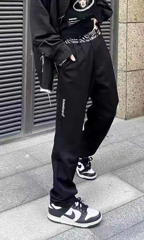 S.view 21A W Original Cashew Flower Element Trousers Autumn and Winter Street Hip Hop Loose Solid Color Casual Pants