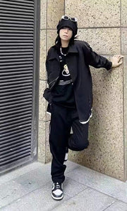 S.view 21A W Original Cashew Flower Element Trousers Autumn and Winter Street Hip Hop Loose Solid Color Casual Pants