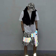 S.view 21SS STAFF burst reflective stitching shorts summer street fashion sports hip hop pants