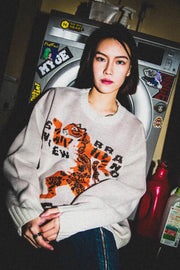 S.view 21A W the Tiger cartoon pattern sweater