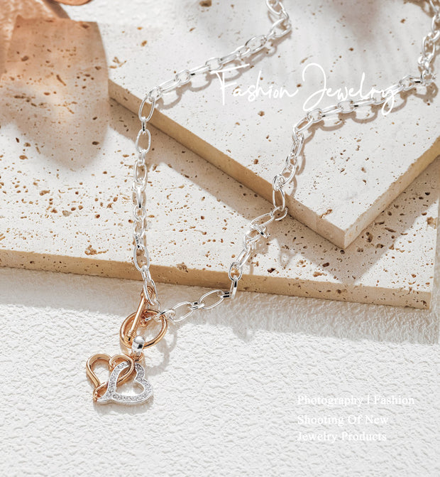 Fashionable Heart-Shaped Cloud Jewelry Set - A Symbol of Romance and Elegance