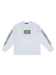 S.view Sun Qian/Dai Yanni with the same paragraph "Gong Xi Fa Cai" text printing Hong Kong-style retro street fashion brand long-sleeved T-shirt