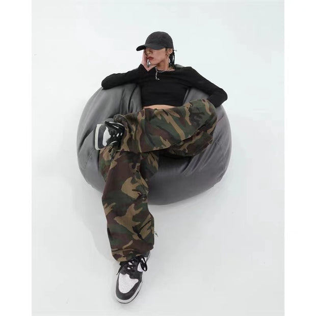 Hiphop Camouflage Trendy Pants