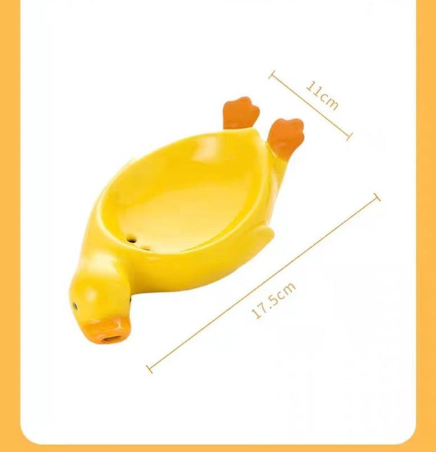 Adorable Ceramic Duck Soap Dish - Tiracisu