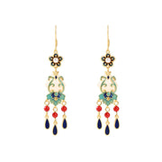 Elegant ethnic jewelry retro tassel gold - plated earrings - Tiracisu