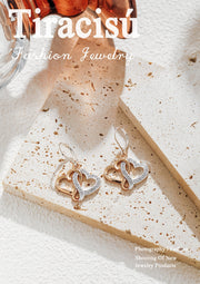 Fashionable Heart - Shaped Cloud Jewelry Set - A Symbol of Romance and Elegance - Tiracisu