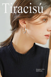 Fashionable Pearl Earrings and Bracelets Jewelry Collection - Tiracisu