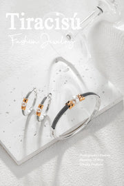 Fashionable Pearl Earrings and Bracelets Jewelry Collection - Tiracisu