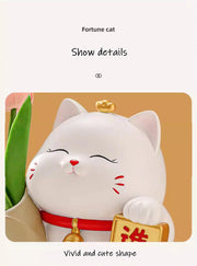 Lucky Cat Entrance Key Storage Ornament - Tiracisu