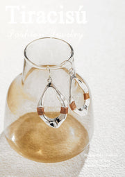 Minimalist Sparkling River Light Jewelry Set - Necklace and Earring Combination - Tiracisu