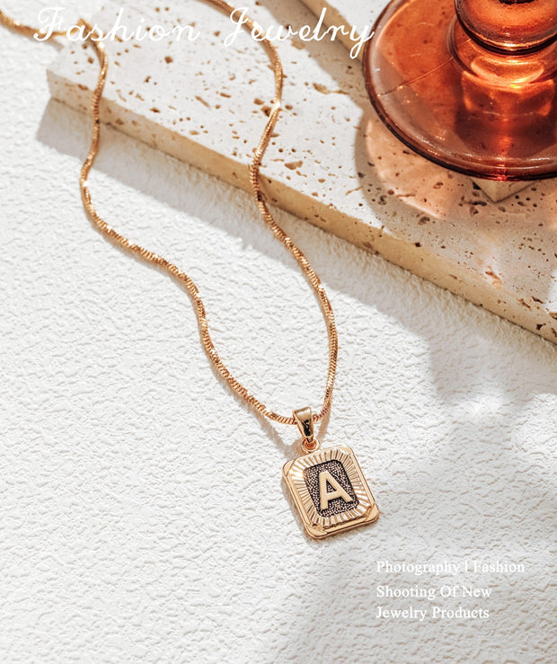 Personalized Letter Pendant Series - Tiracisu
