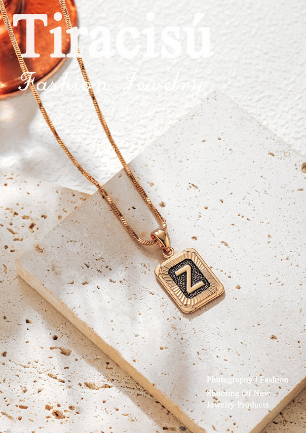 Personalized Letter Pendant Series - Tiracisu