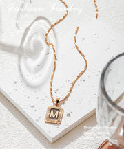 Personalized Letter Pendant Series - Tiracisu