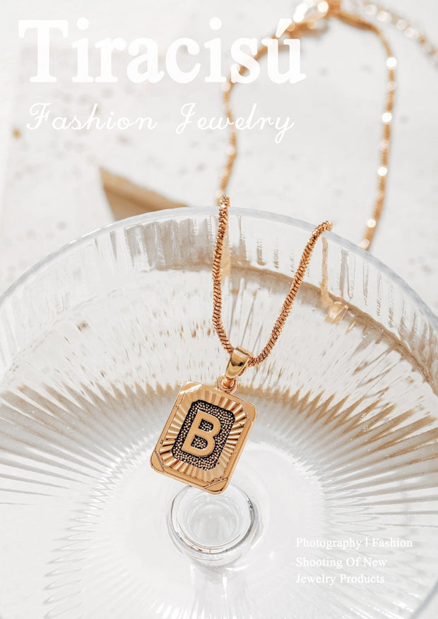 Personalized Letter Pendant Series - Tiracisu