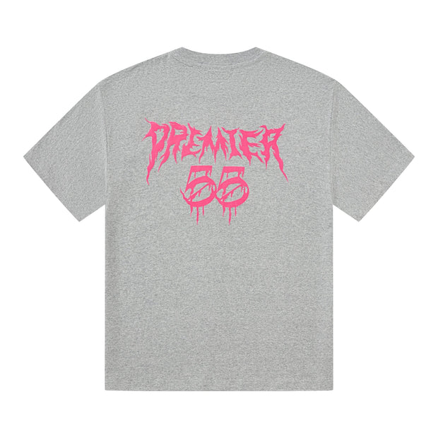Premier 55 short - sleeved basic T-shirt - Tiracisu