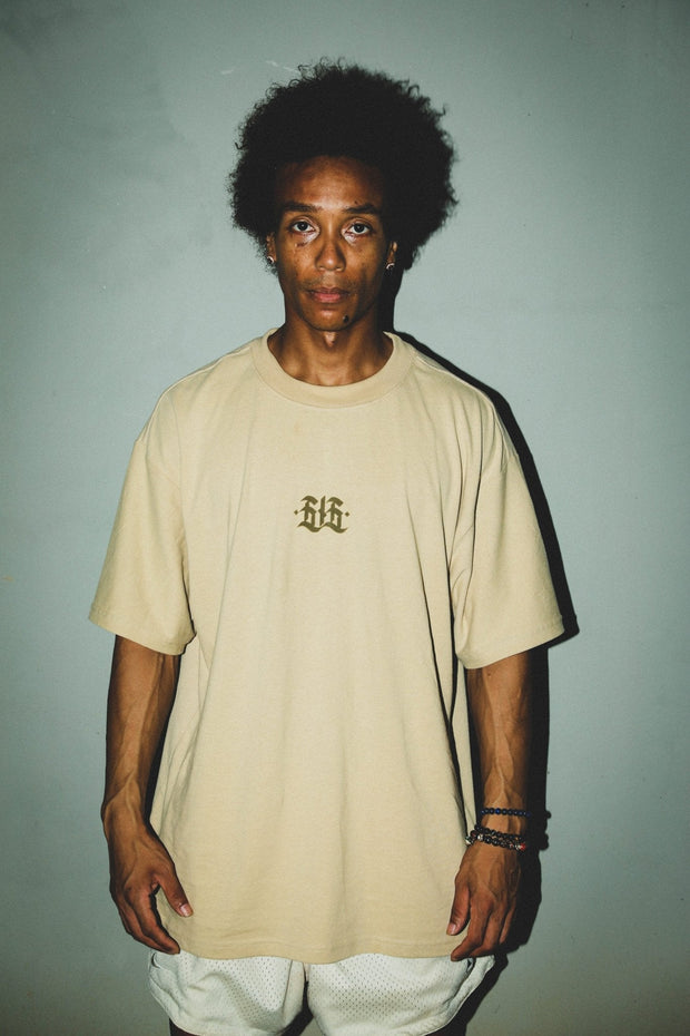 Premier 55 short - sleeved basic T-shirt - Tiracisu