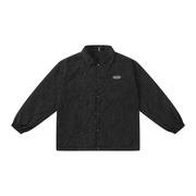S.view cracked reflective padded jacket autumn and winter street hip - hop loose lapel jacket - Tiracisu